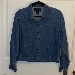 New Directions Blue Denim Jacket Women’s Medium